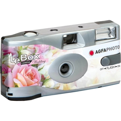 Jednorázový fotoaparát AgfaPhoto LeBox Wedding Flash 400/27