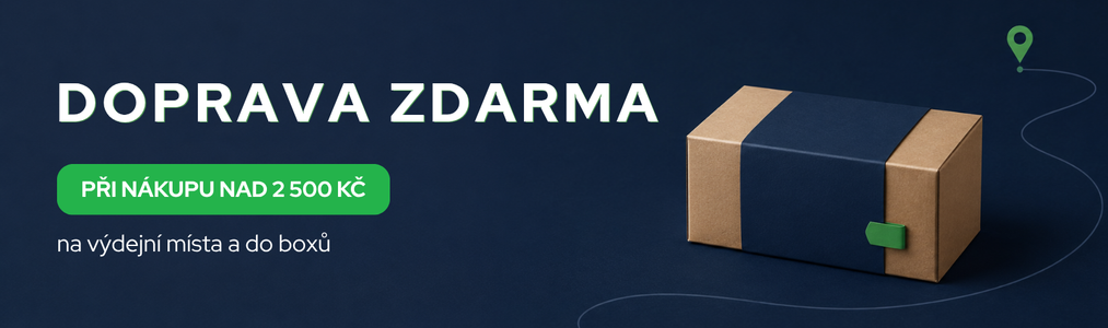 Doprava zdarma nad 2 500 Kč