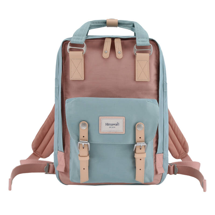 Batoh na notebook Himawari 188L 14'' (Růžovo modrá)