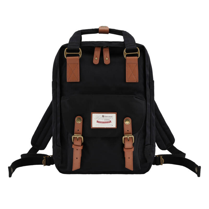 Laptop backpack 14'' Himawari 188L black-brown (černo hnědá)