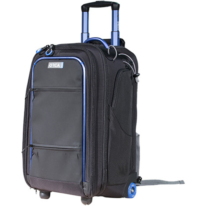 Orca OR-26 Camera Backpack with Built In Trolley (Černá)