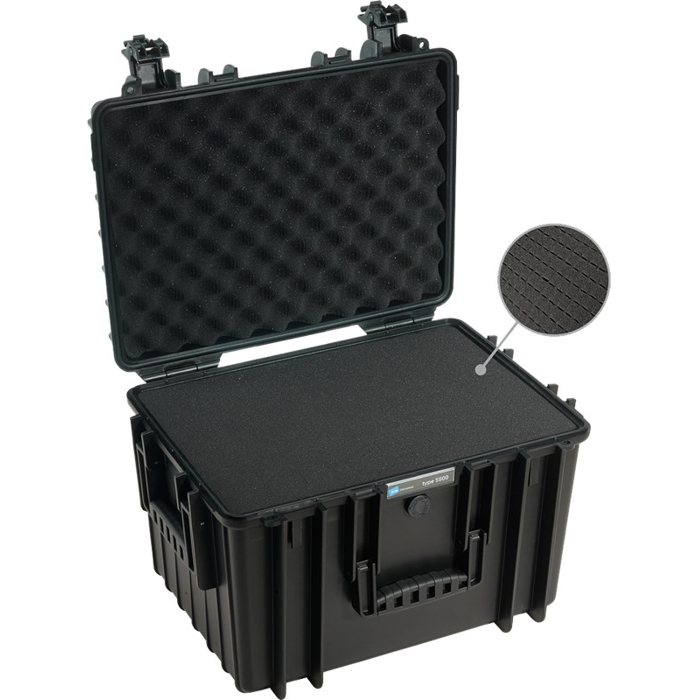 BW Outdoor Cases Type 5500 / Black (pre-cut foam) (Černá - pre-cut foam)