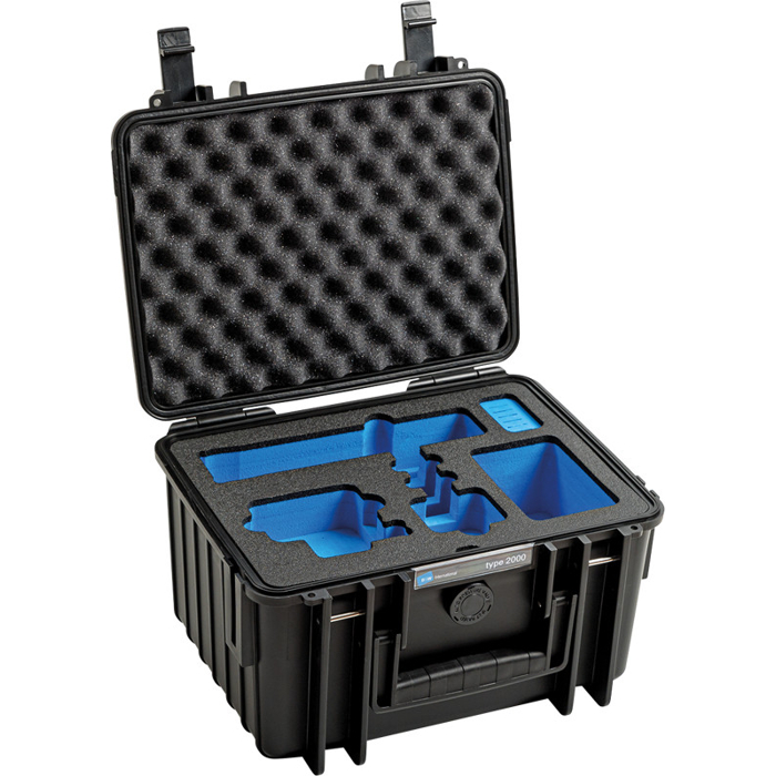BW Outdoor Case Type 2000 for GoPro Hero 12 (fits even GoPro Hero 9/10/11), charge-in-case, Black (Černá)