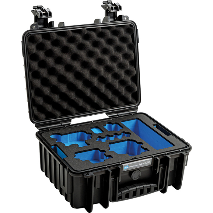 BW Outdoor Case Type 3000 for GoPro Hero 12 (fits even GoPro Hero 9/10/11), charge-in-case. Black (Černá)