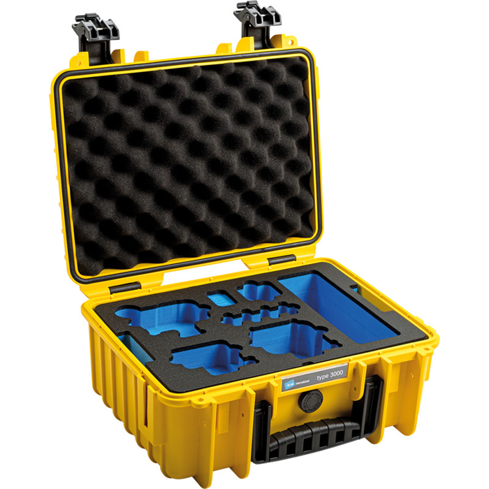 BW Outdoor Case Type 3000 for GoPro Hero 12 (fits even GoPro Hero 9/10/11), charge-in-case. Yellow (Žlutá)