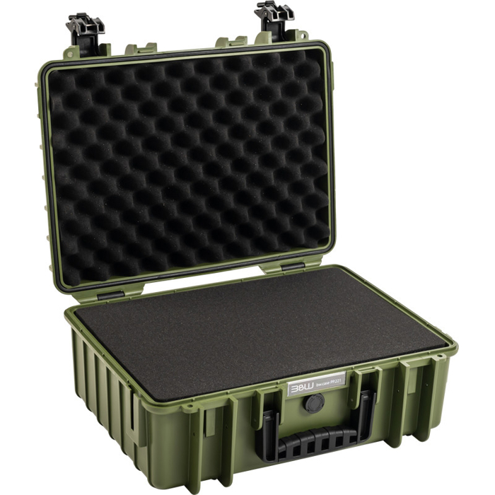 BW Outdoor Cases Type 5000 / Bronze green (pre-cut foam) (Zelená)