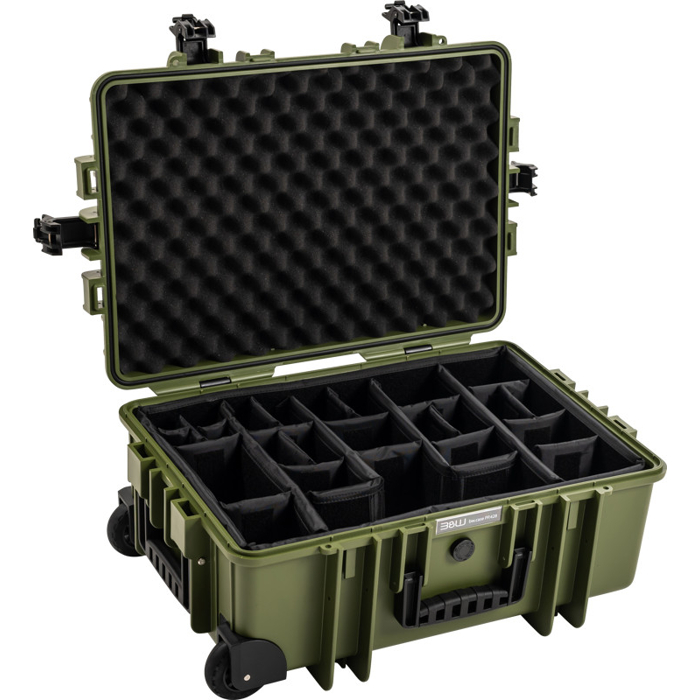 BW Outdoor Cases Type 6700 / Bronze green (divider system) (Zelená)