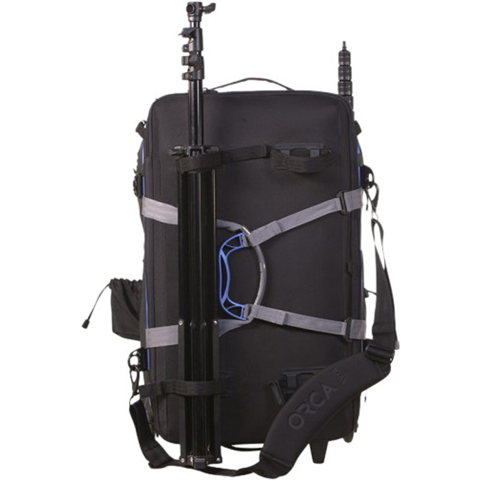 Orca OR-48 Audio Accessory Bag - Built In Trolley (Černá)