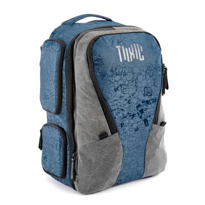 Toxic Valkyrie Camera Backpack M Water Resistant ''Frog'' Pocket Sapphire