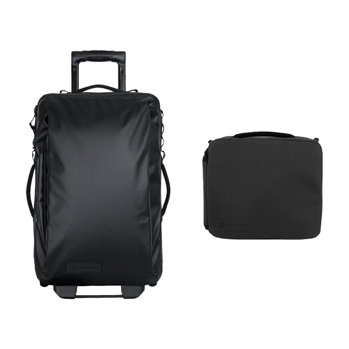 WANDRD Transit Carry On Roller Black Essential+ Bundle (černá)