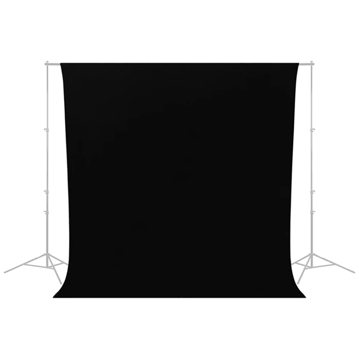Caruba Wrinkle Resistant Backdrop 2,60 x 3 Meter Zwart (|23)