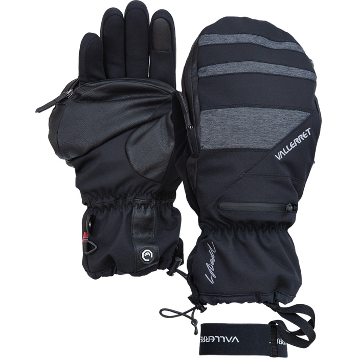 Vallerret Skadi Zipper Mitt LRS: Black XXL (XXL)