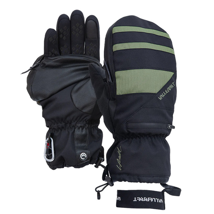 Vallerret Skadi Zipper Mitt LRS: Green, limited edition, M (M)