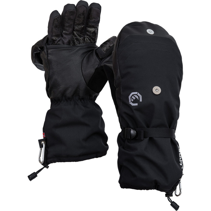 Vallerret Alta Arctic Mitt: Black XS (XS)