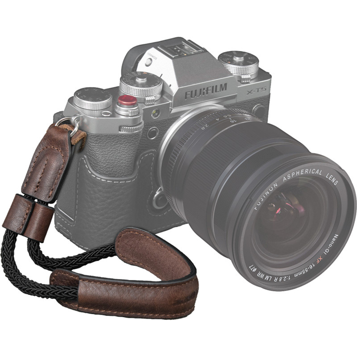 SmallRig 3926 Universal Wrist Strap Vintage (Černá,Hnědá)