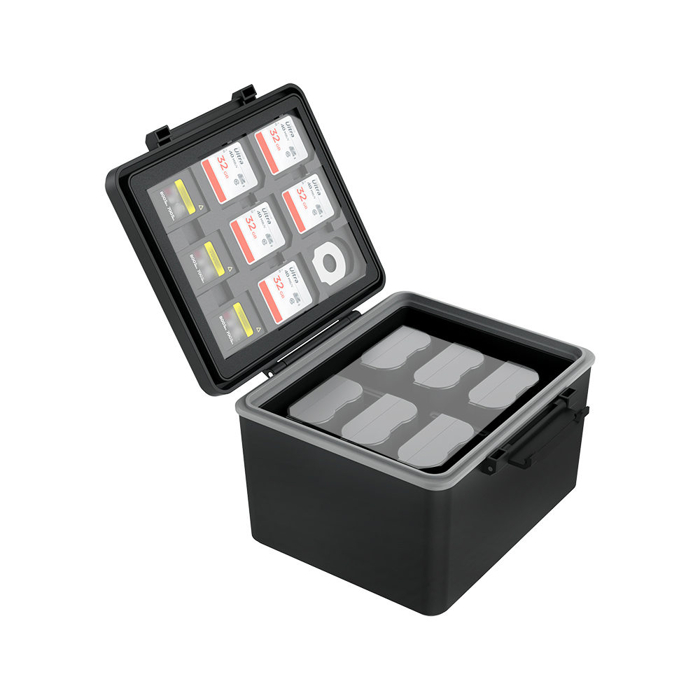 JJC JBC BAT6 Plastic Storage Case