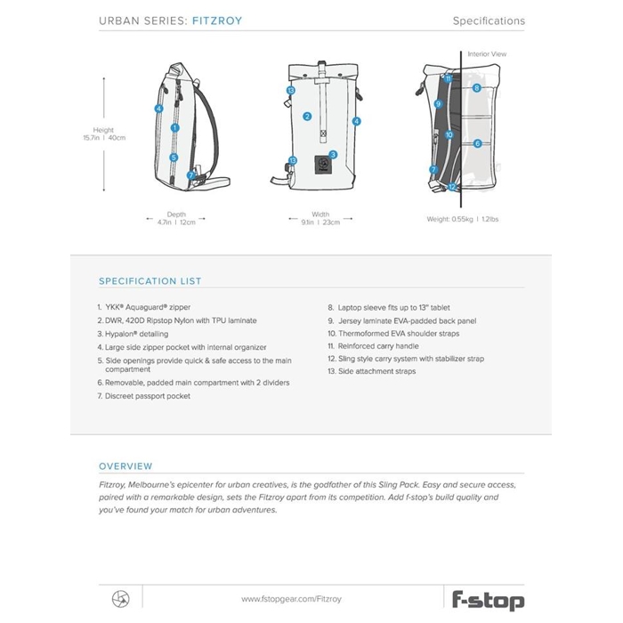 F Stop Fitzroy Aloe (Drab Green)