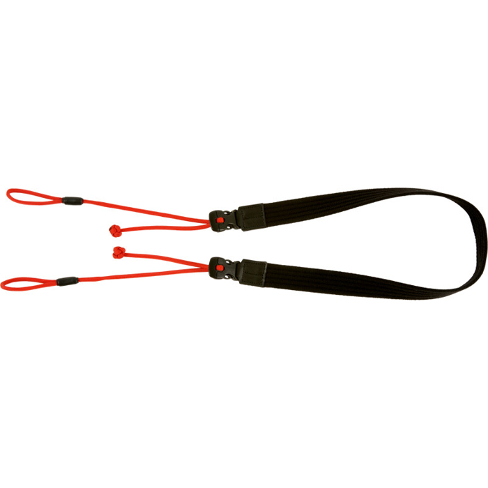 Artisan & Artist  ACAM-P25  Wide Length Parachute Cord Strap w/adjustable lengths (d-ring) Red (Červená)