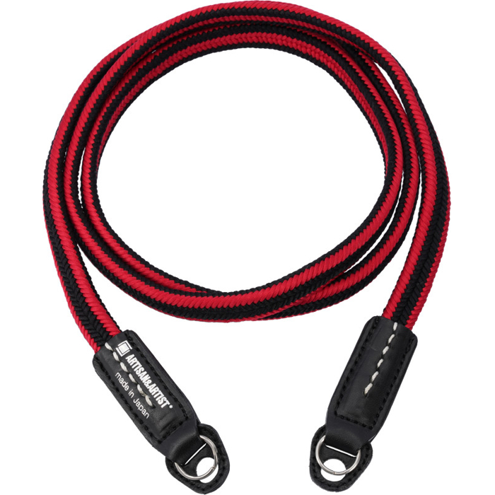 Artisan & Artist I ACAM-320A I Silk camera strap, Black/Red (Černá,Červená)