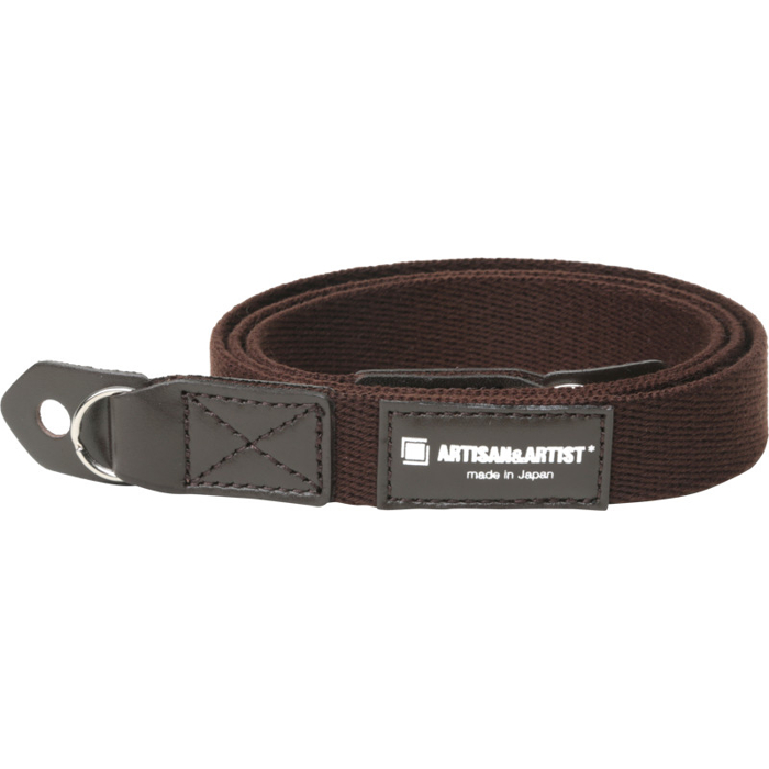 Artisan & Artist ACAM-102 Slim Cloth Strap (w/Ring-type/Eyelets) (Hnědá)