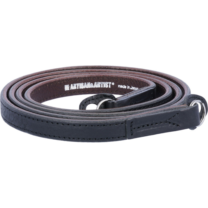 Artisan & Artist I ACAM-280LA I Leather camera strap (Long), Black (černá - L)
