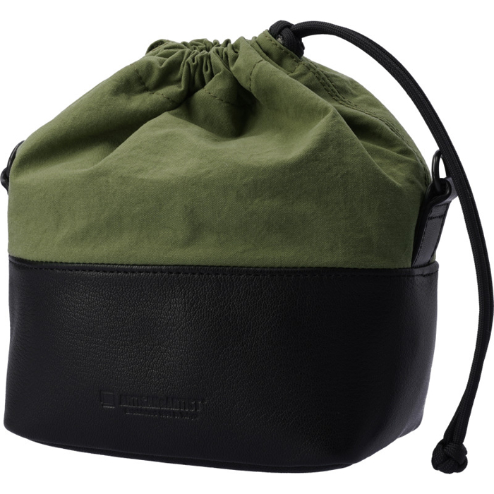 Artisan & Artist I ACAM CP210 I Camera Pouch Fabric, Khaki/Black (zelená)