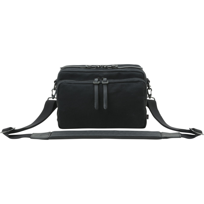 Artisan & Artist  ACAM-1100  Canvas Shoulder Bag (Small) (Černá)