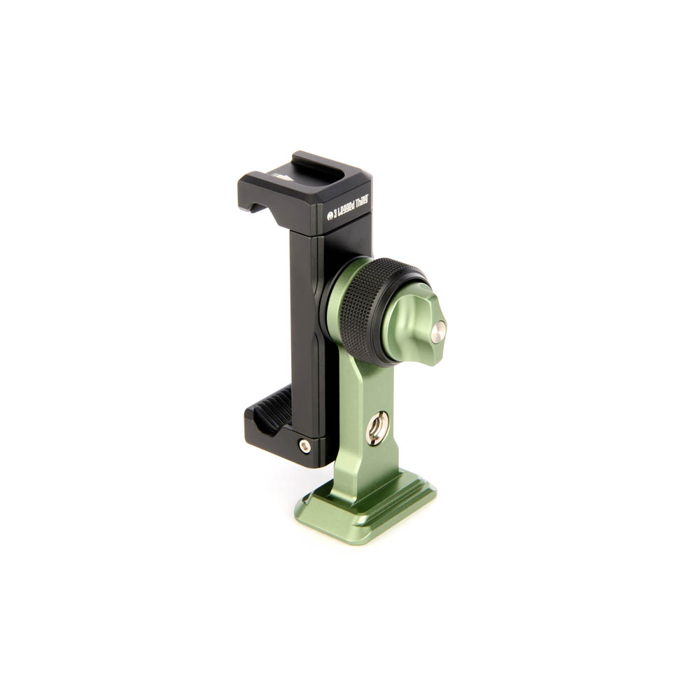 3 Legged Thing Phil Universal Adjustable Multi Functional Arca 3/8'' & 1/4'' Phone Clamp Green