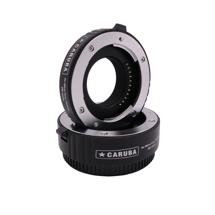 Caruba Extension Tube Set   Olympus/Panasonic MFT Chroom (Versie II)
