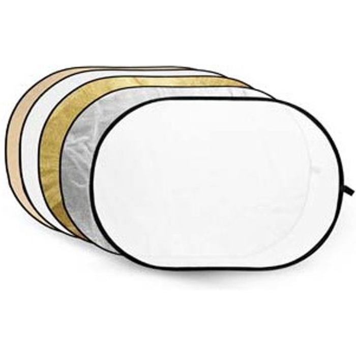 Caruba 5 in 1 Goud, Zilver, Zonnegeel, Wit, Transparant   150 x 200cm