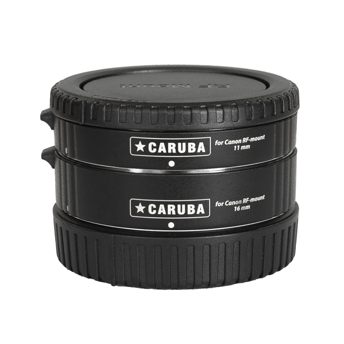 Caruba Extension Tube Set Canon Chroom (type II) RF SERIE (voor Canon RF camera's)