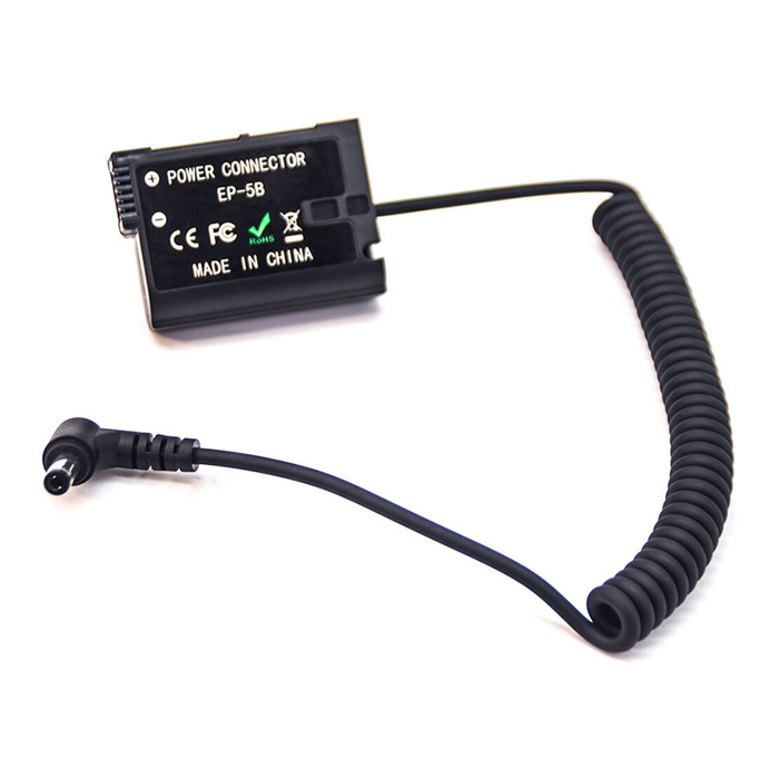 Caruba Nikon EN EL15 Full Decoding Dummy Batterij (veer kabel)