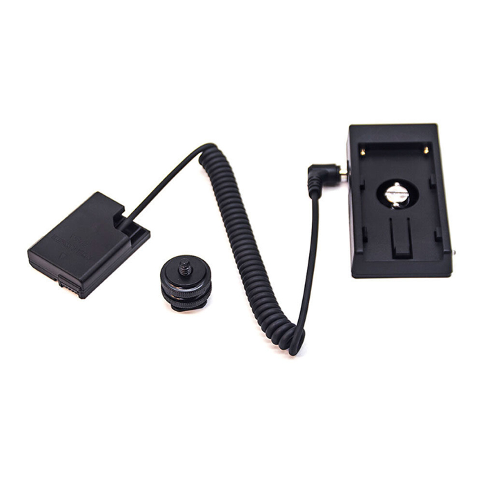 Caruba Nikon EN EL14 Full Decoding Dummy Batterij + F970 Batterijhuls (veer kabel)