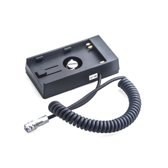 Caruba BMPCC 4K Stroomkabel met U60 Batterij Adapter (veer kabel)