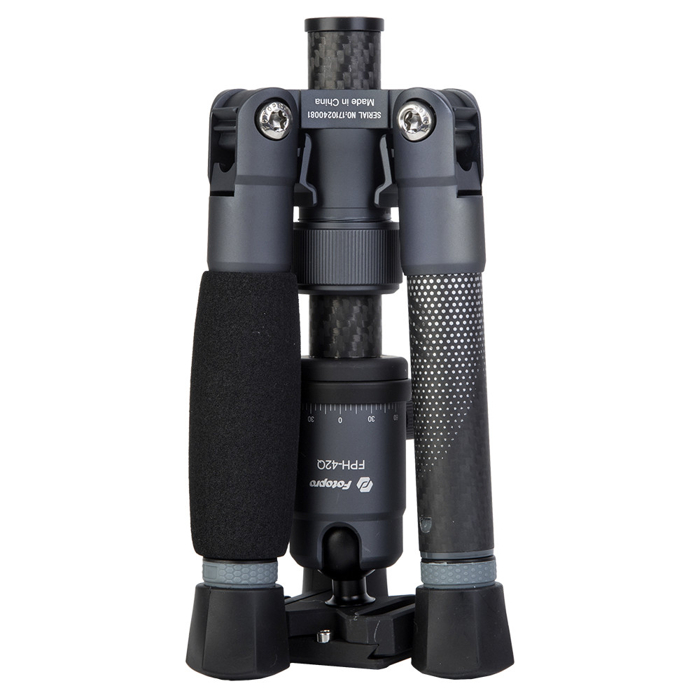 Fotopro X Aircross 1 Mini Carbon Tripod Grijs