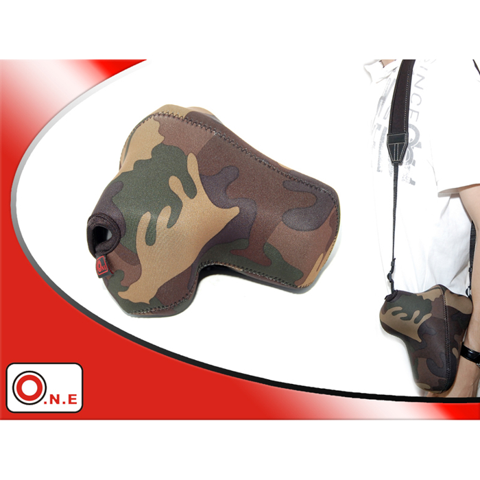 JJC OC 6B Neopreen Camera Tas Camo