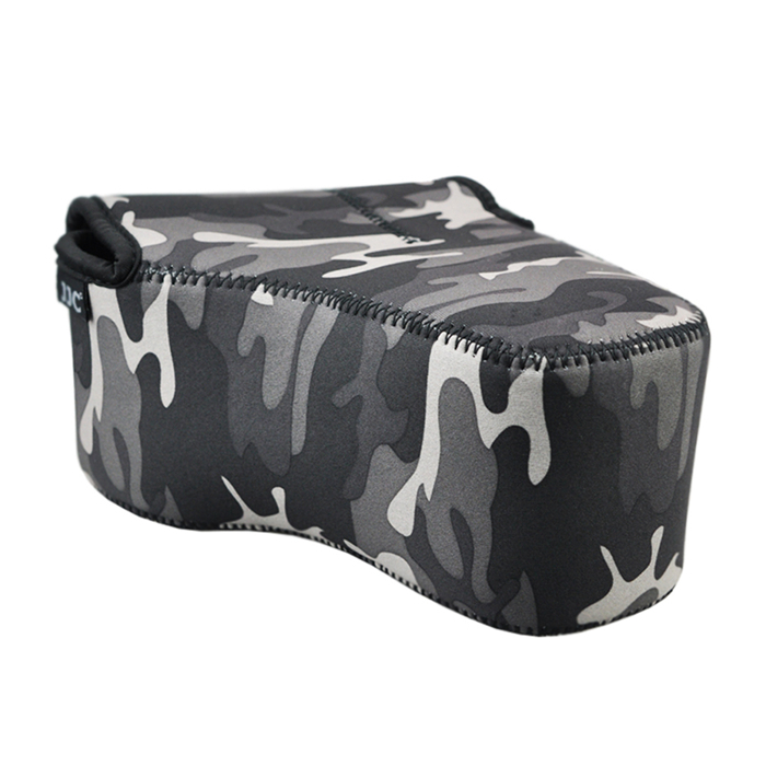 JJC OC MC1GR Neopreen Camera Cover   Camouflage Grey (M)