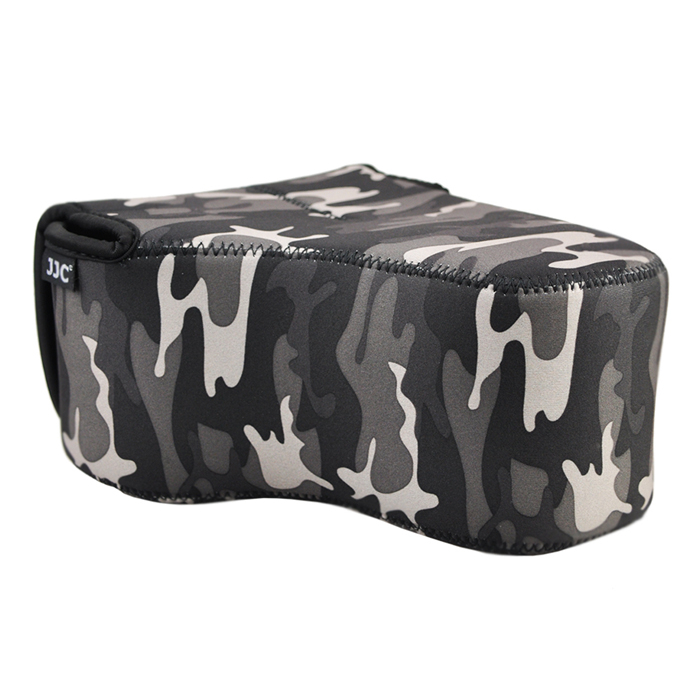JJC OC MC3GR Neopreen Camera Cover   Camouflage Grey (L)