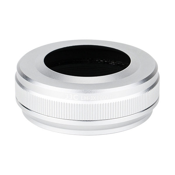 JJC LH JX100VII Zonnekap Zilver (Fujifilm LH X100 lens hood en AR X100 adapter ring)