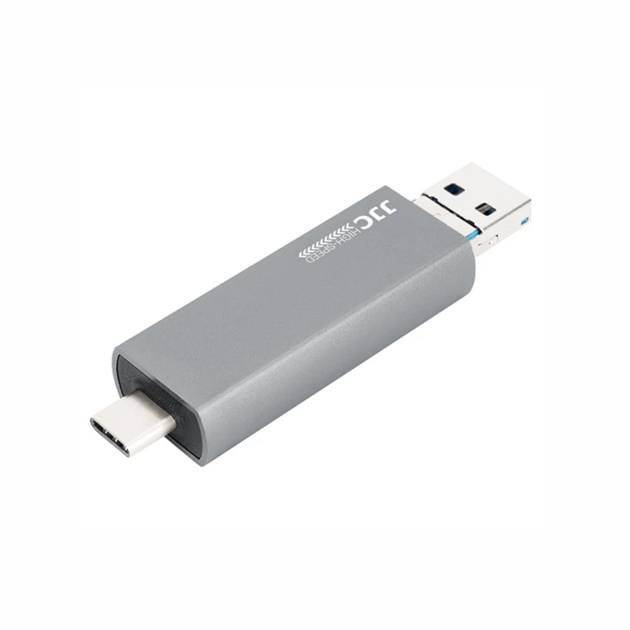 JJC CR UTC3II Memory Card Reader Gray