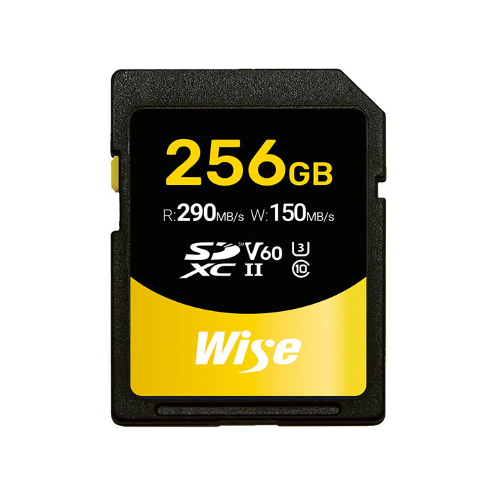 Wise 256GB SDXC UHS II V60 Memory Card (256GB)