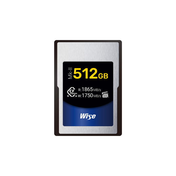 Wise 512GB CFexpress 4.0 Type A Mk II Memory Card 1750 MB/s (512GB)