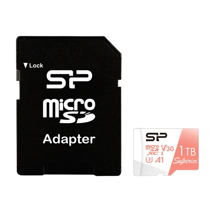 Silicon Power SDXC 1TB Superior Pro Micro SD 100MB/s V30 (1TB)