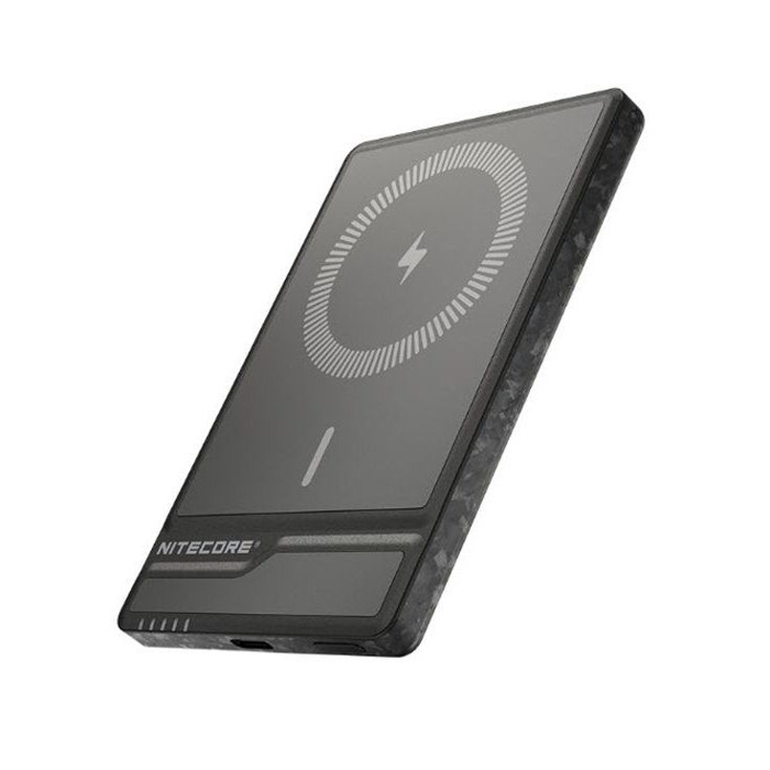 Nitecore NW5000 Carbon Fiber Magnetic Wireless Powerbank