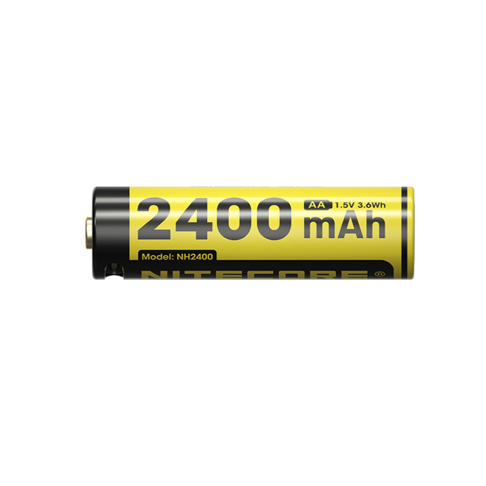 Nitecore NH2400 USB C Rechargeable 1.5V Li ion AA Battery  4 Pack