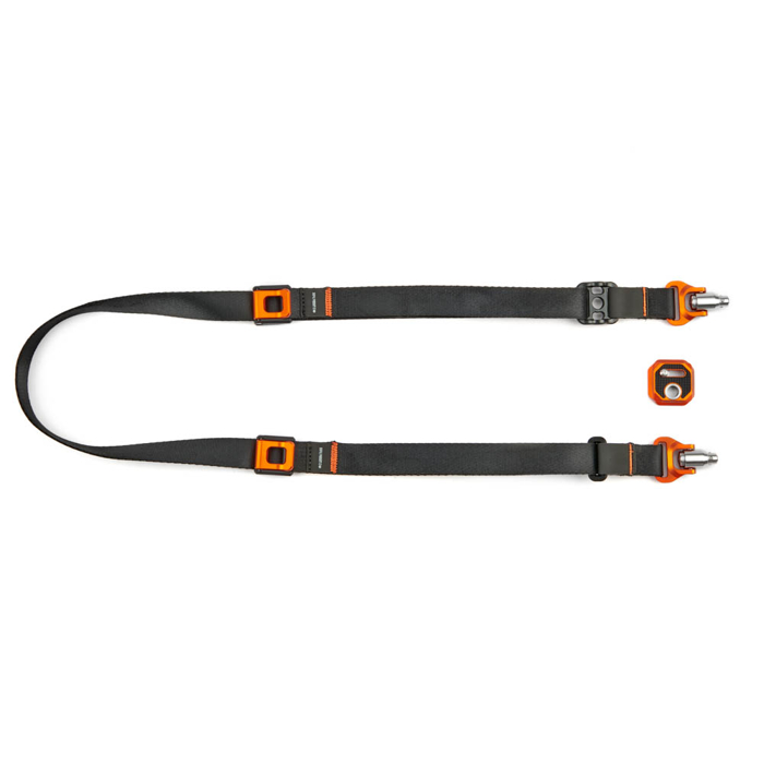 3 Legged Thing AXIS 24 Padded Neck & Shoulder Strap   INFERNO