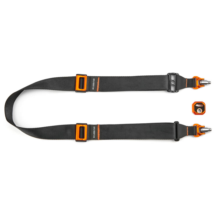 3 Legged Thing AXIS 44 Padded Neck & Shoulder Strap   INFERNO