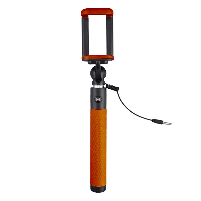 Caruba Selfie Stick Plug & Play   Oranje