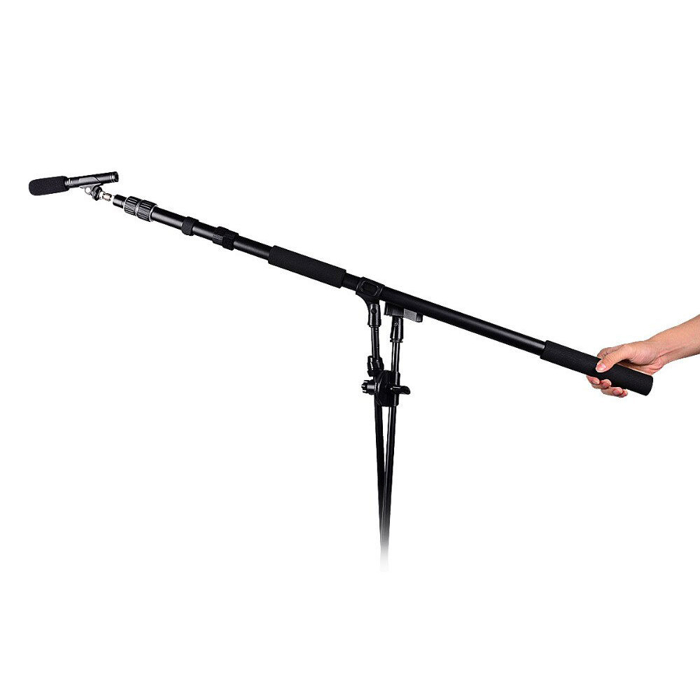 Caruba Aluminium Microfoon Boompole (109cm 250cm) Universeel