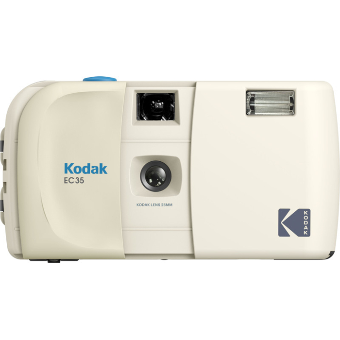 Kodak EC35 Film Camera Vanilla White + Kodak Ultra Max 24 Exp